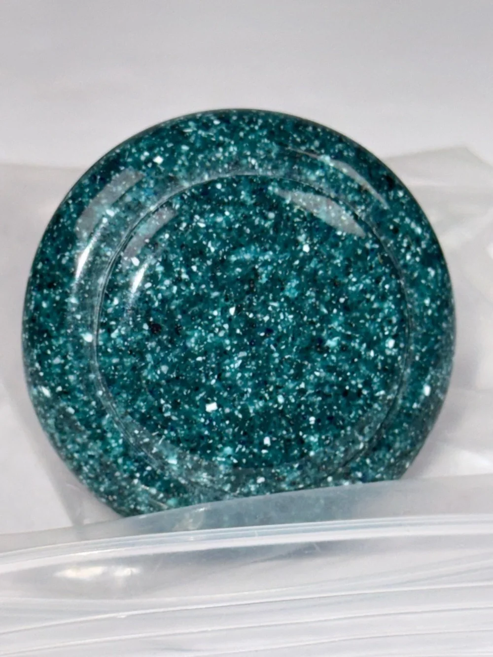 Set of 5 various Drawer Pulls - Blue/Green - New